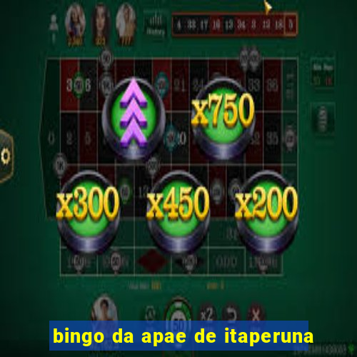 bingo da apae de itaperuna